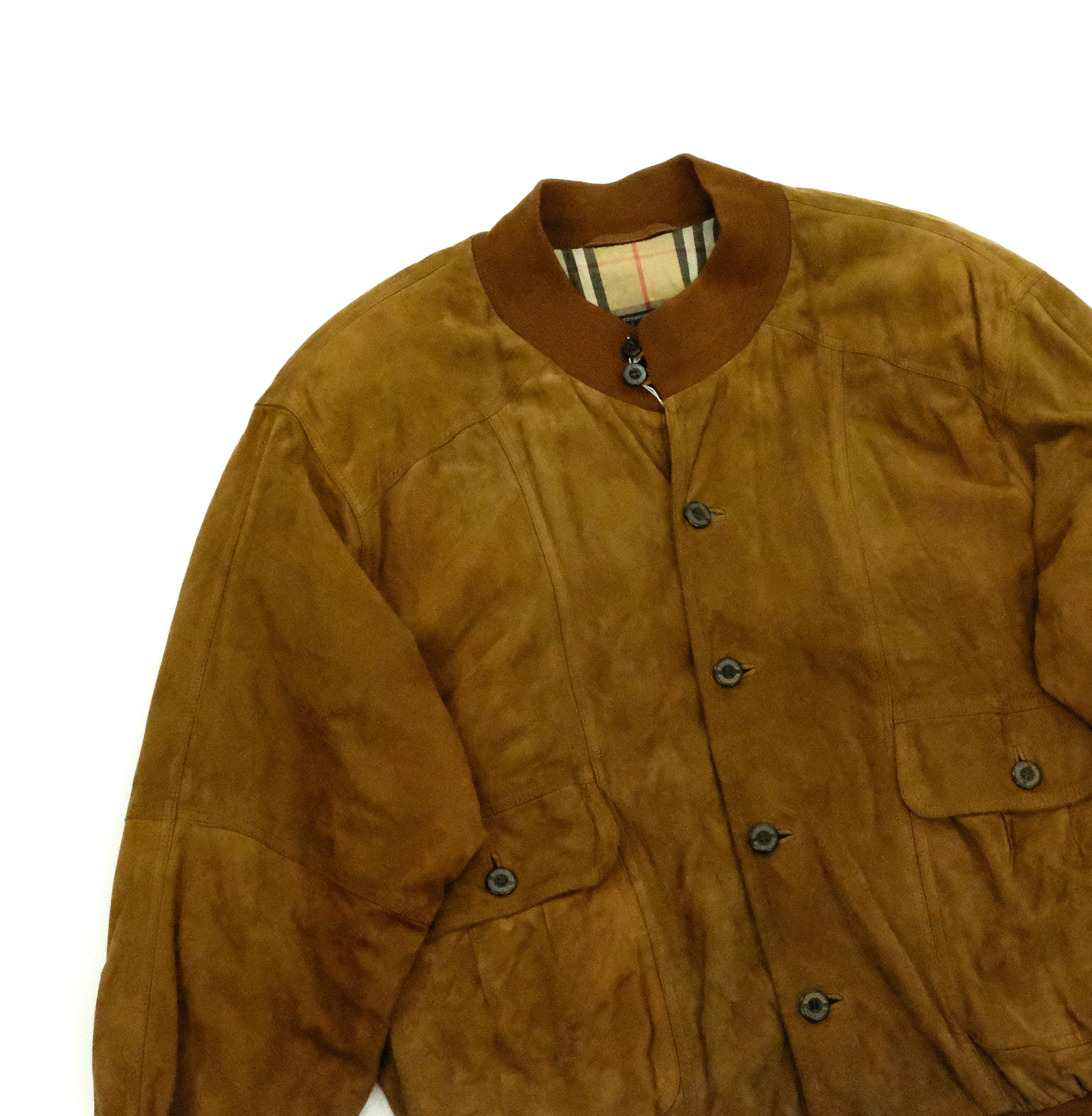Burberry Suede Leather Jacket