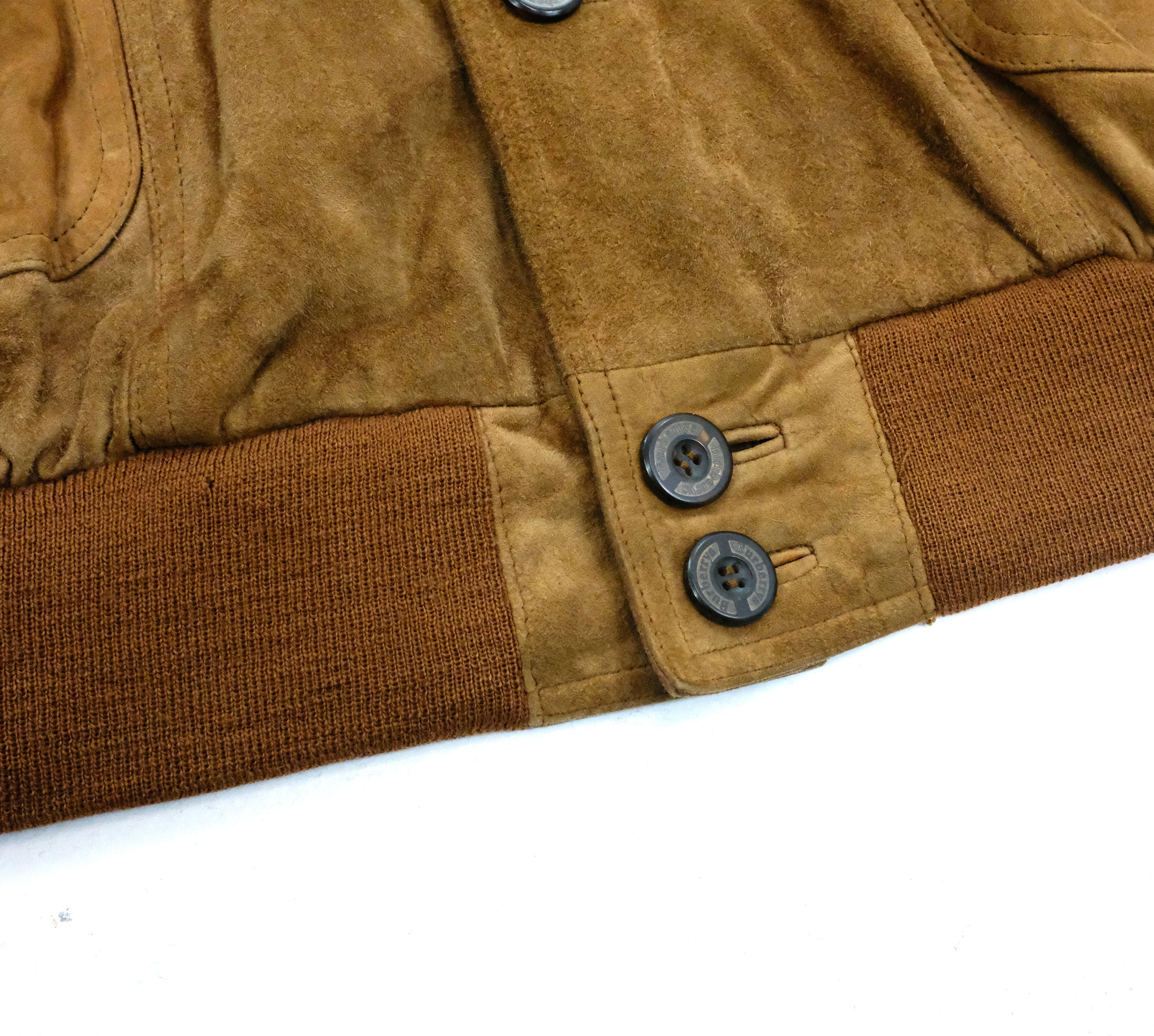 Burberry Suede Leather Jacket