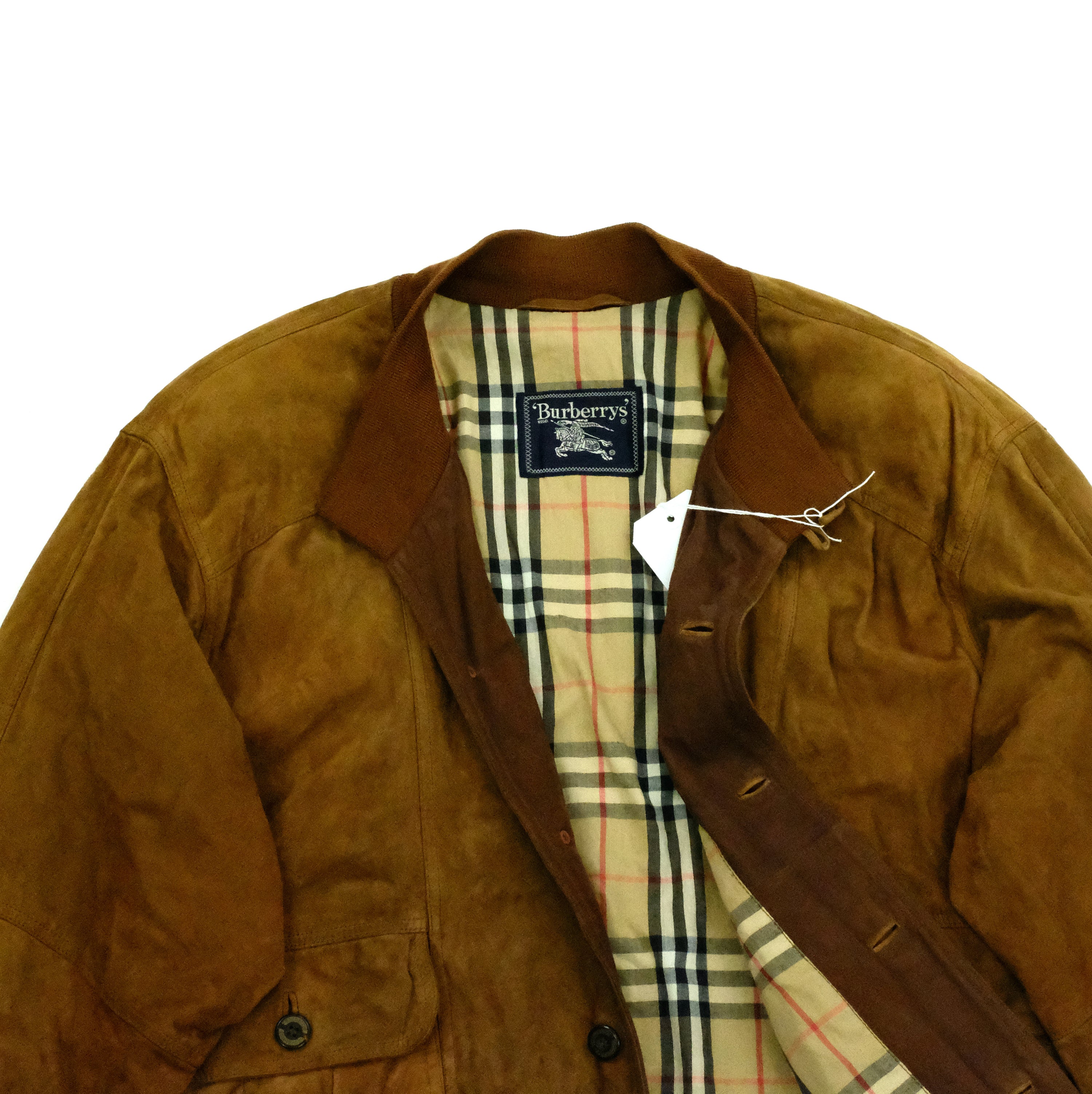 Burberry Suede Leather Jacket