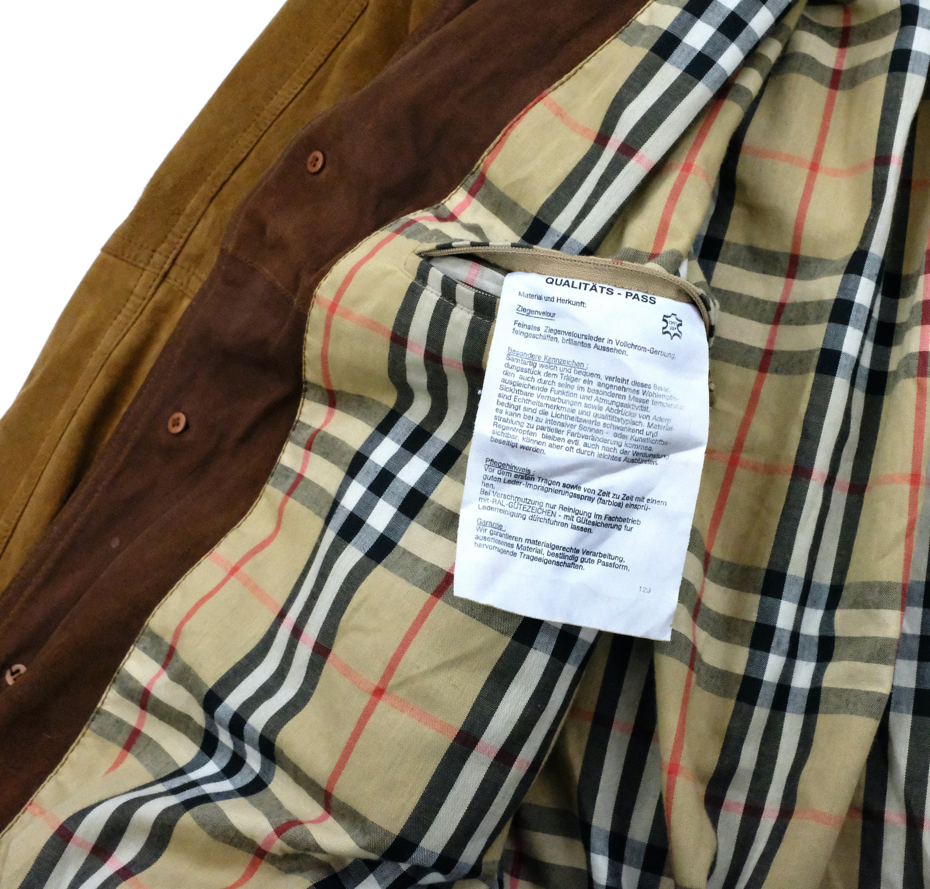 Burberry Suede Leather Jacket