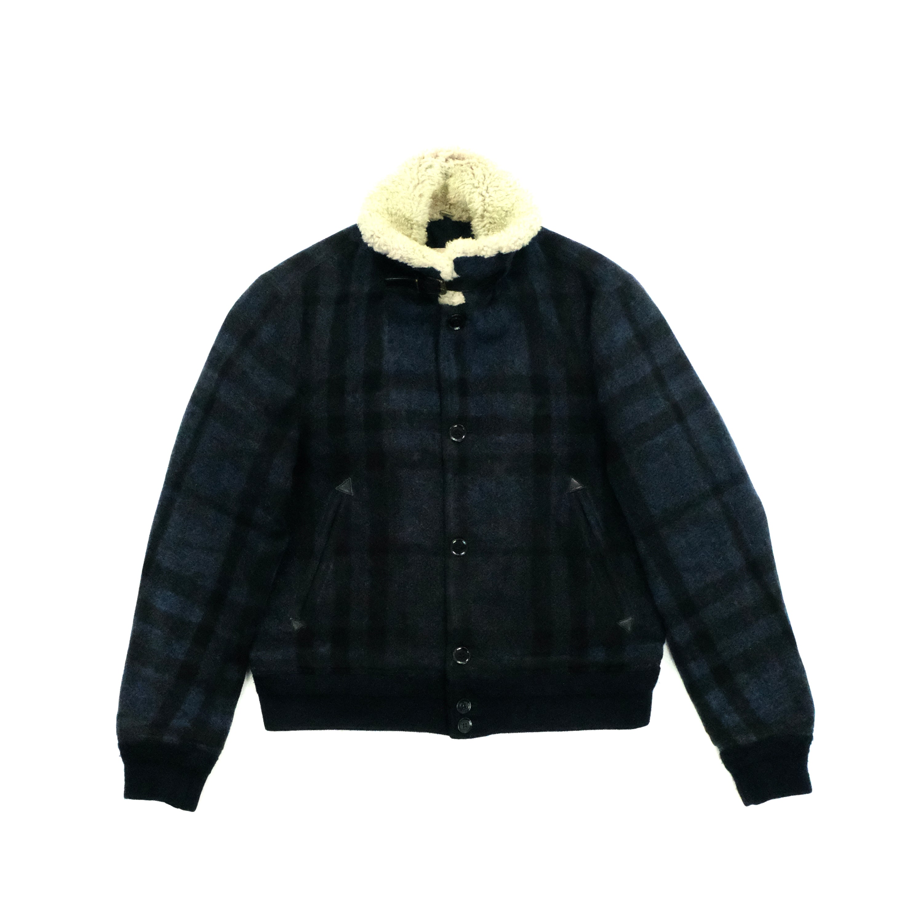 Burberry Wool Jacket Check