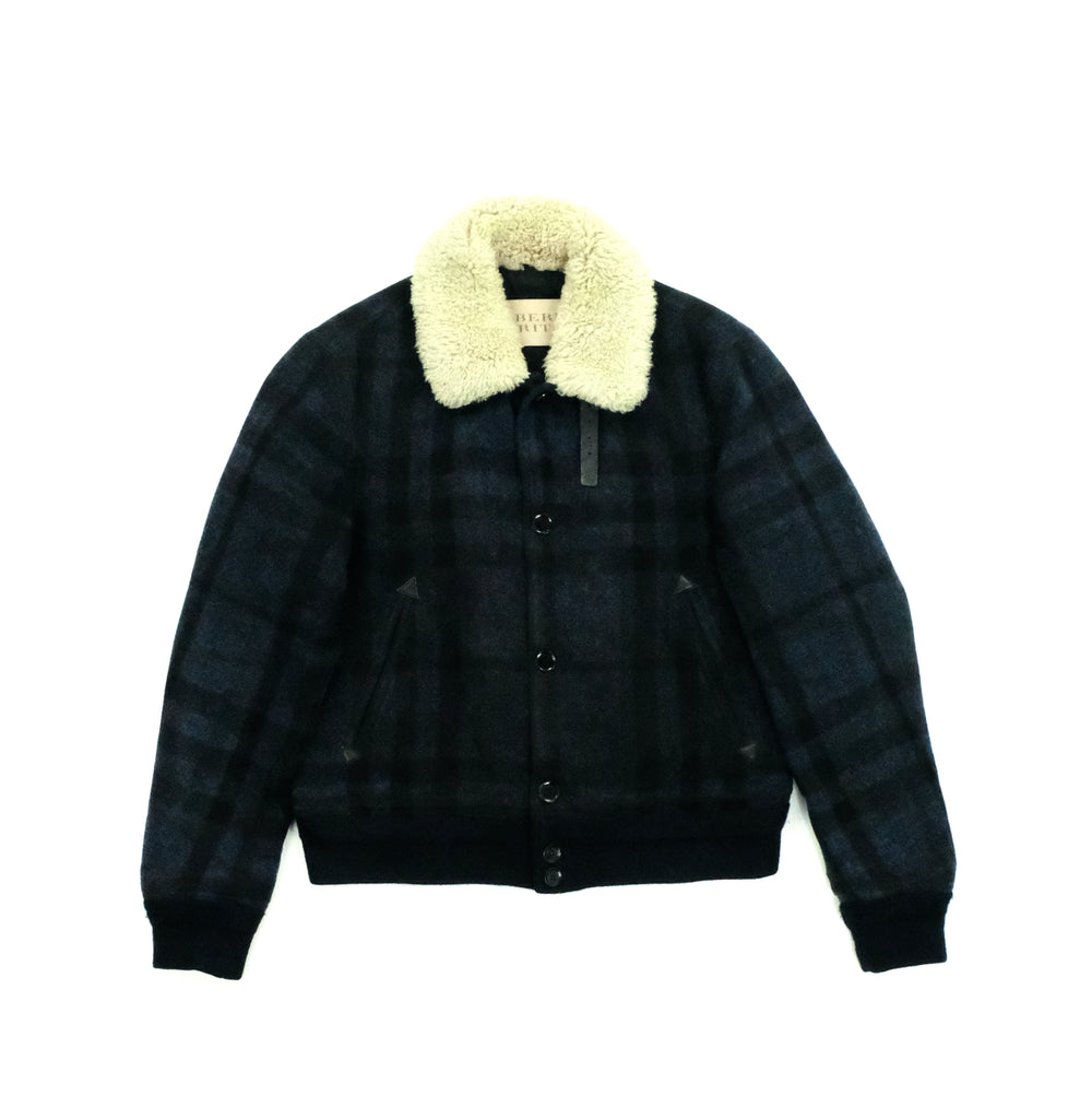 Burberry Wool Jacket Check