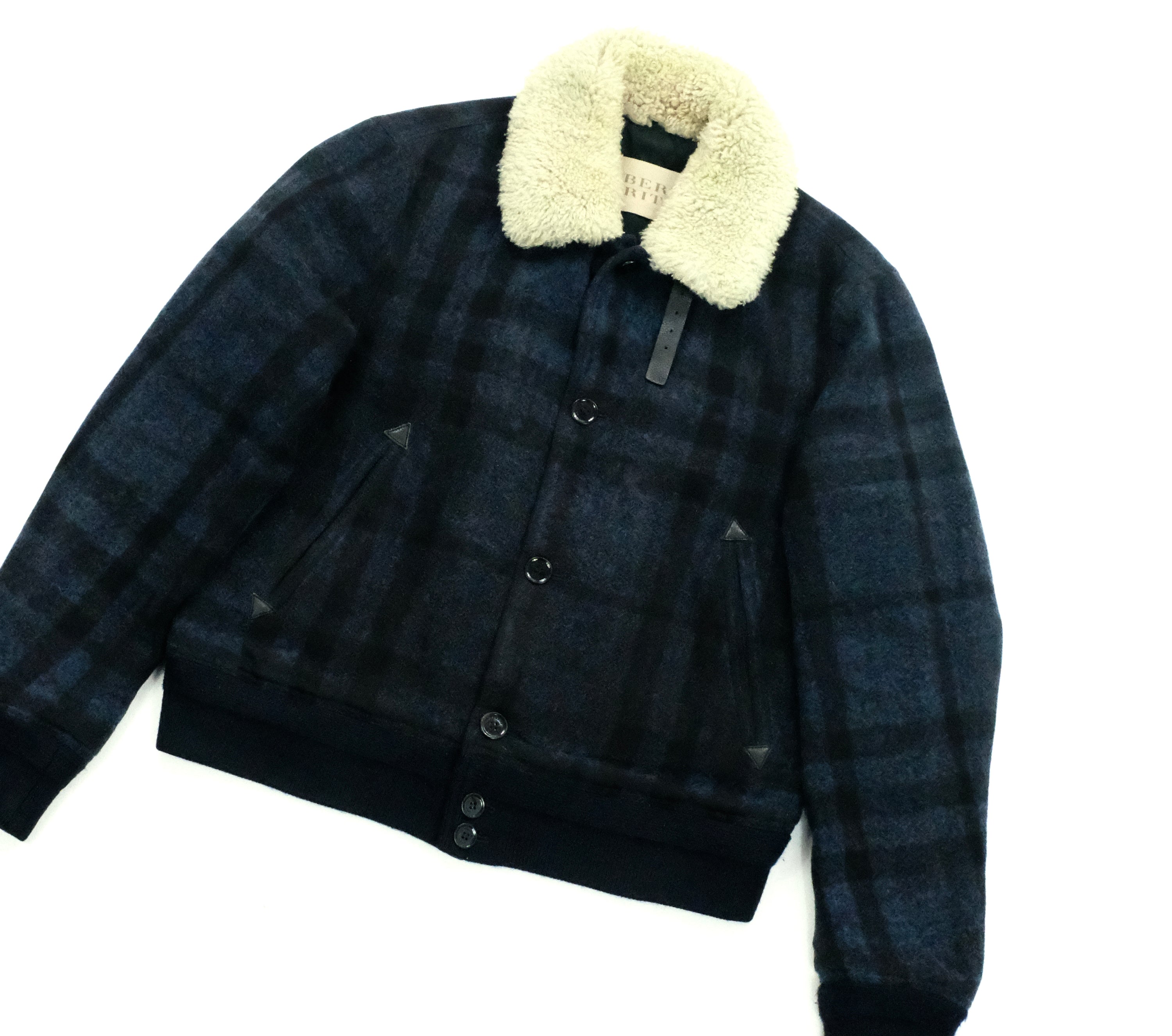 Burberry Wool Jacket Check