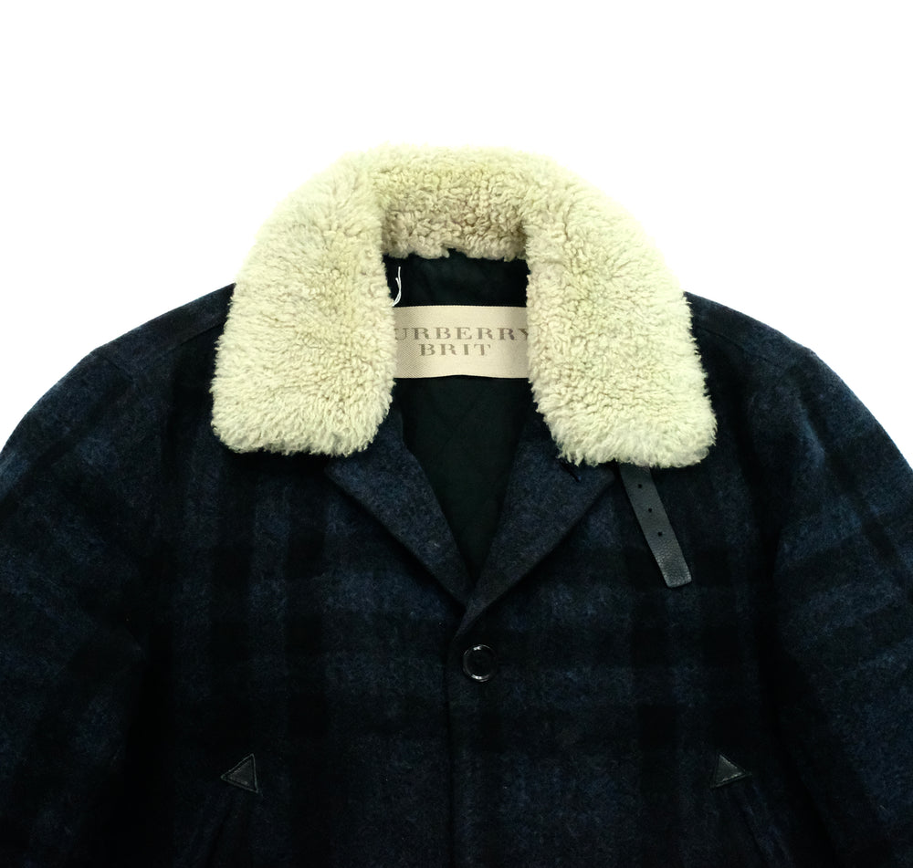 Burberry Wool Jacket Check