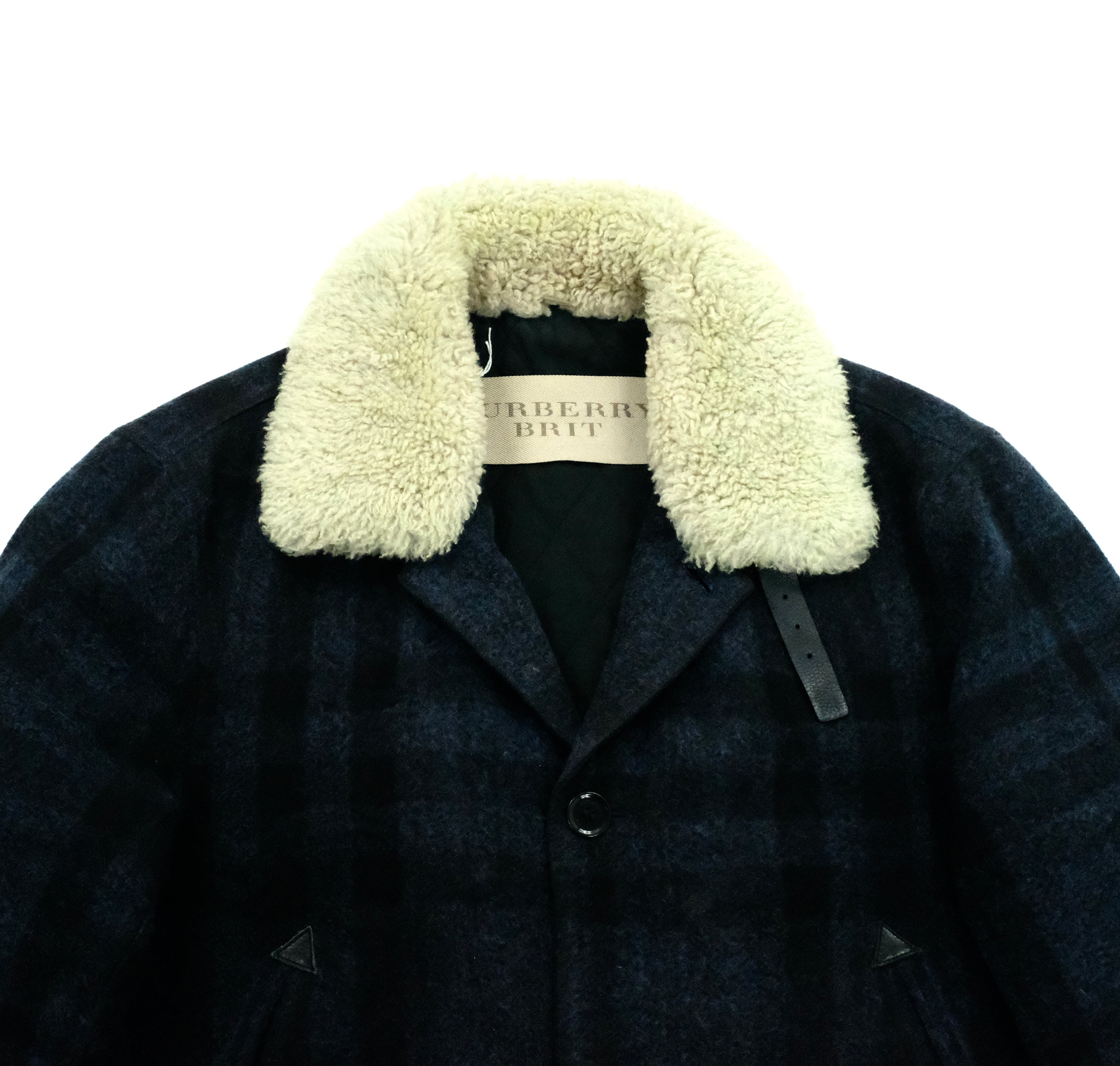 Burberry Wool Jacket Check