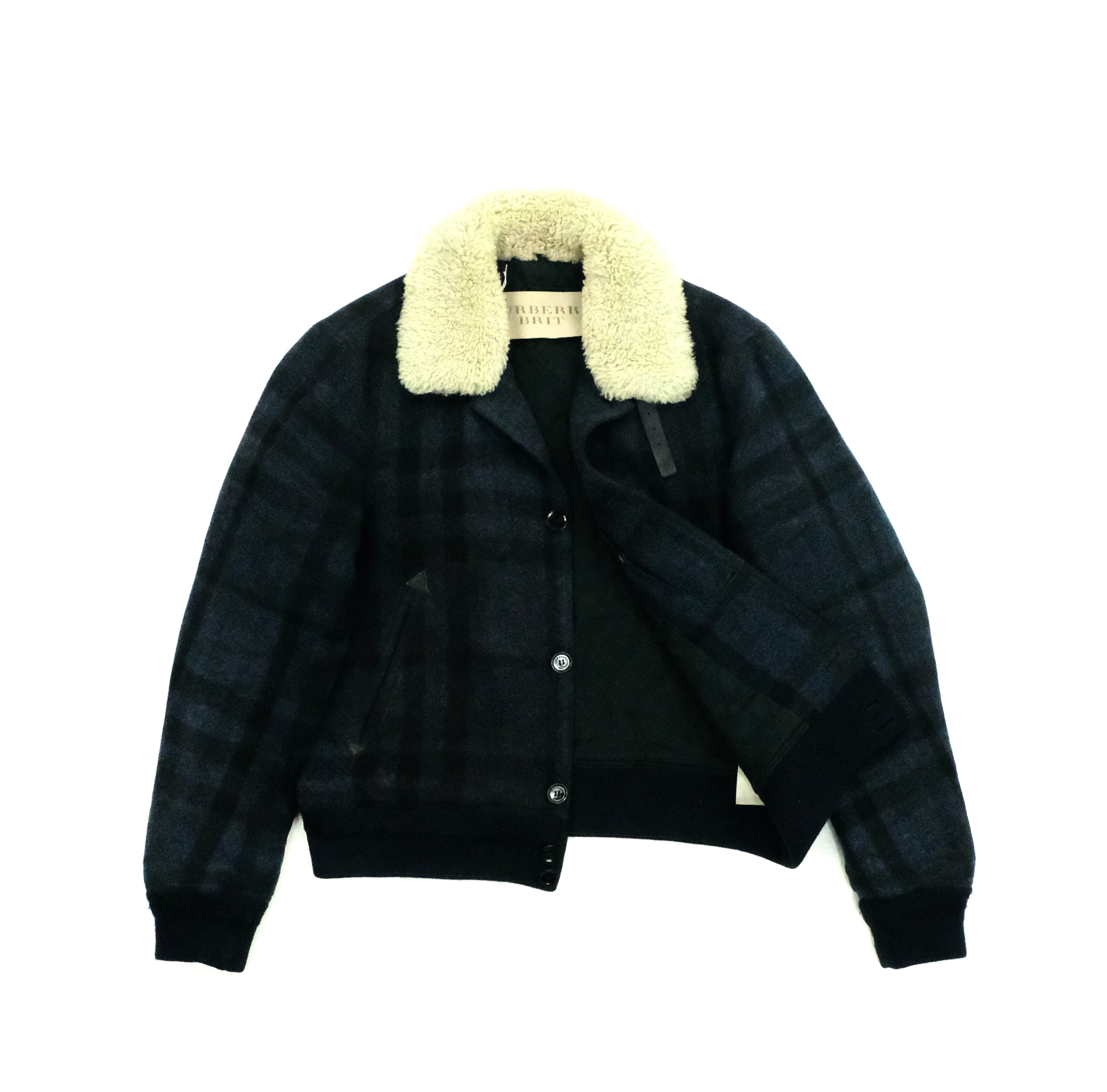 Burberry Wool Jacket Check