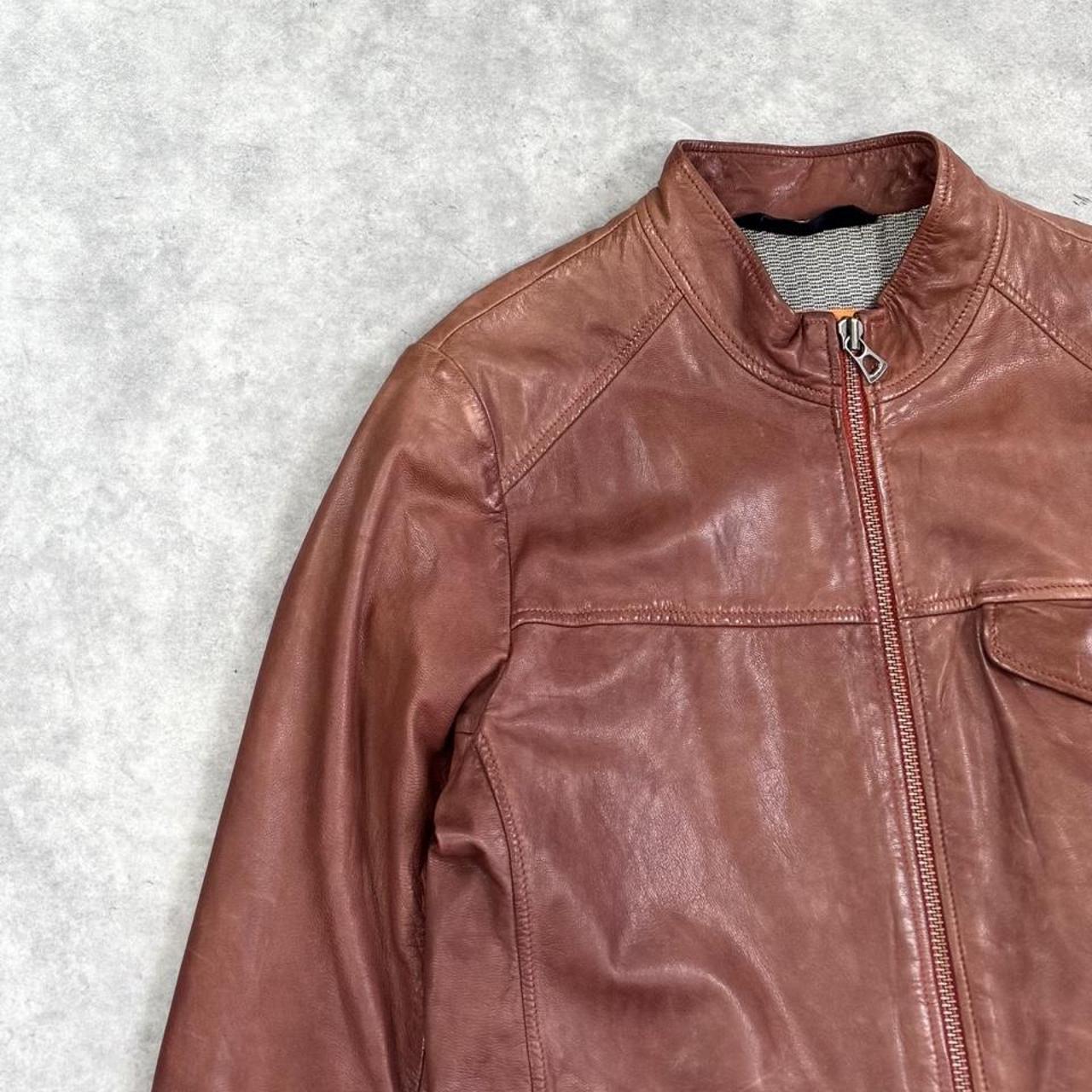 Hugo Boss leather jacket