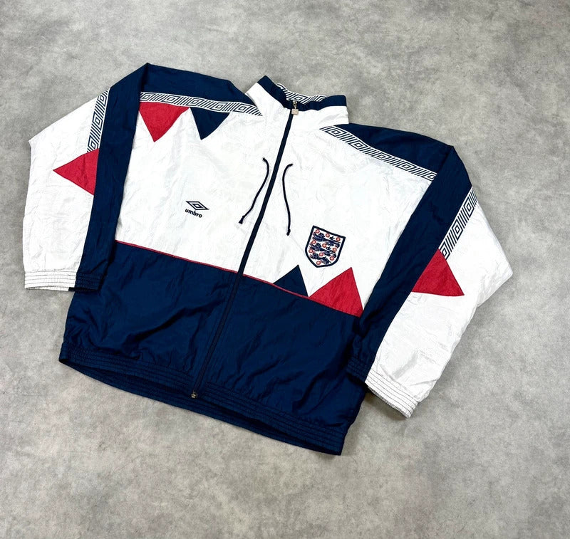 Vintage 90s Umbro England training jacket