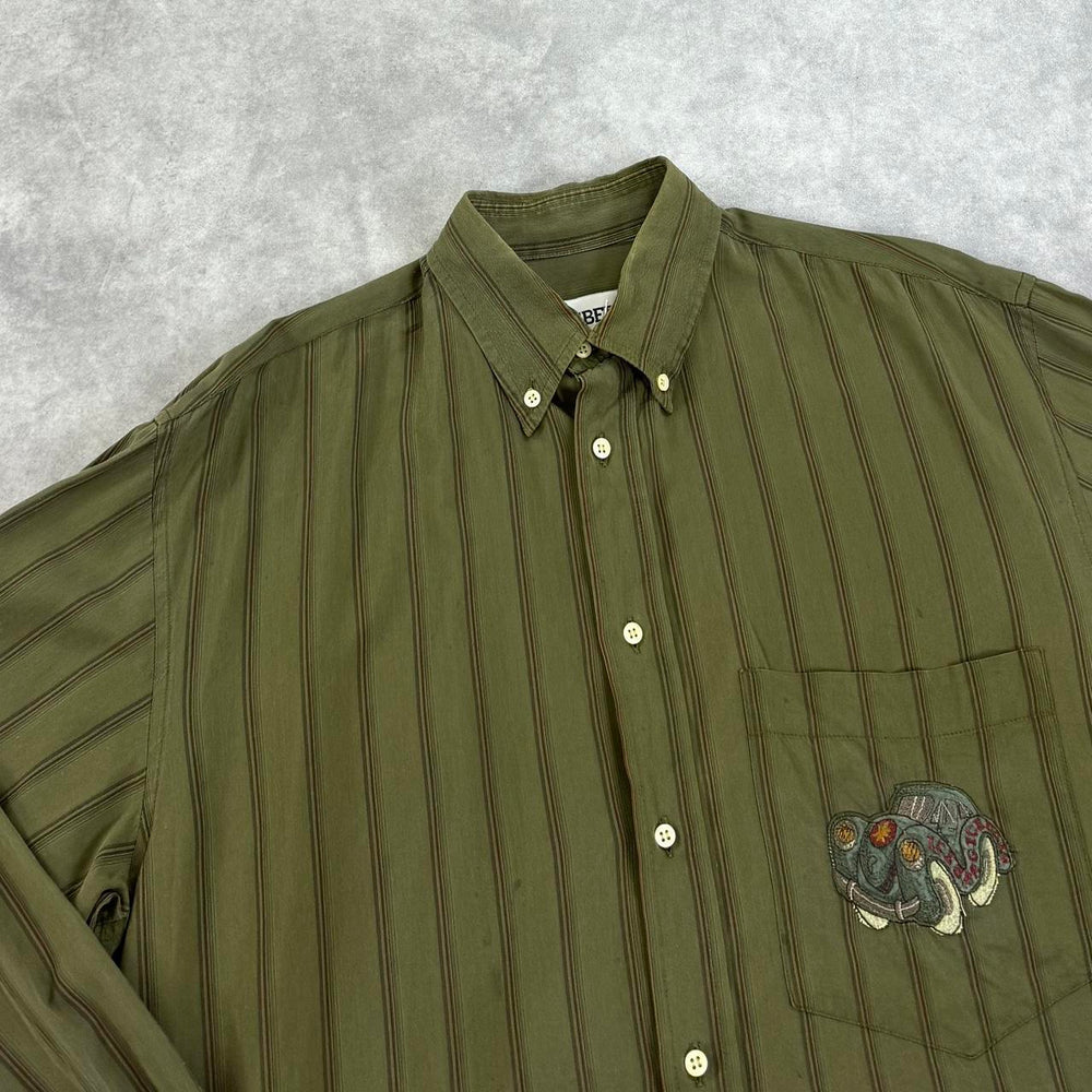 Vintage 90s Iceberg striped shirt