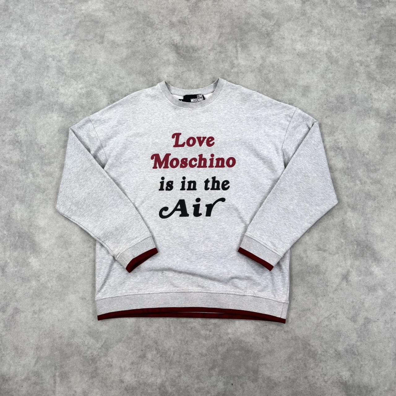 Moschino spell out jumper