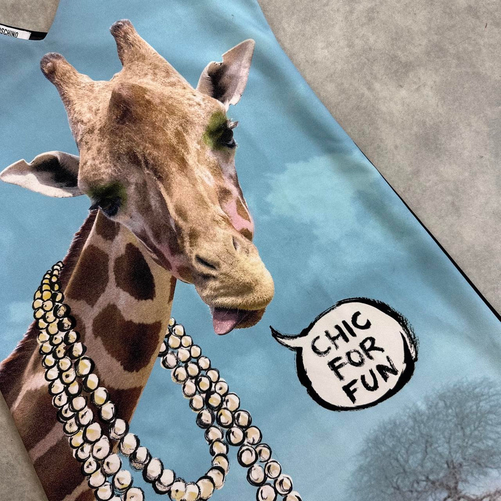 Moschino Cheap & Chic Giraffe Dress
