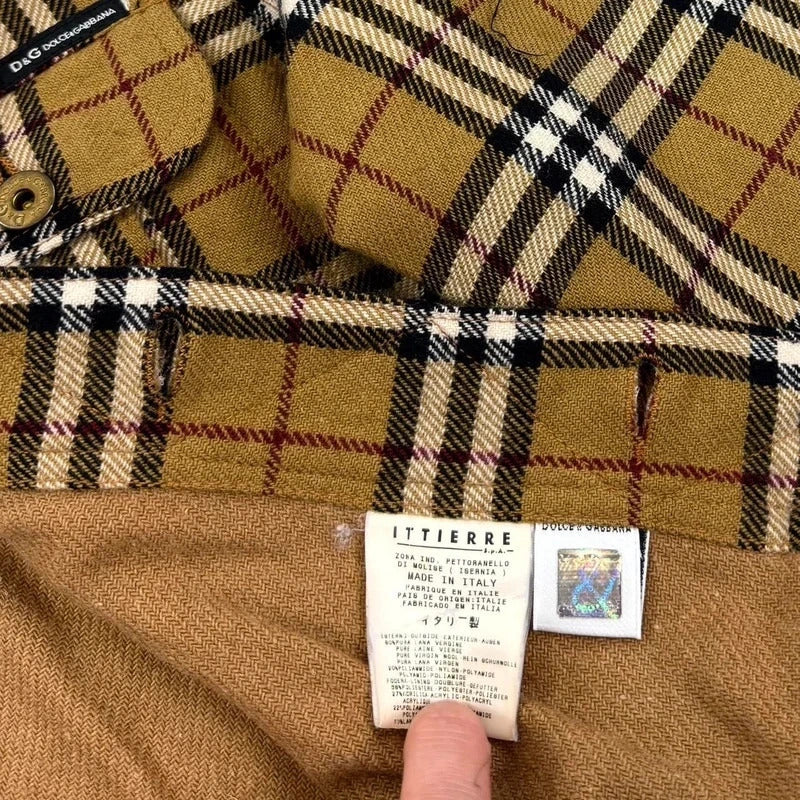 Vintage Dolce & Gabbana check jacket