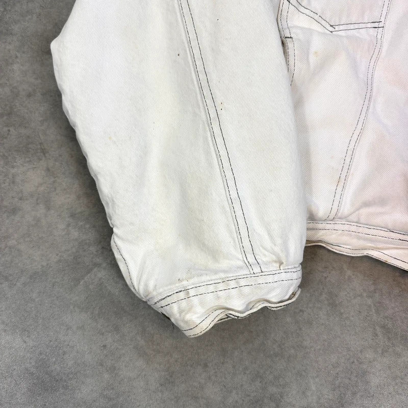 Vintage Rifle denim Sherpa jacket