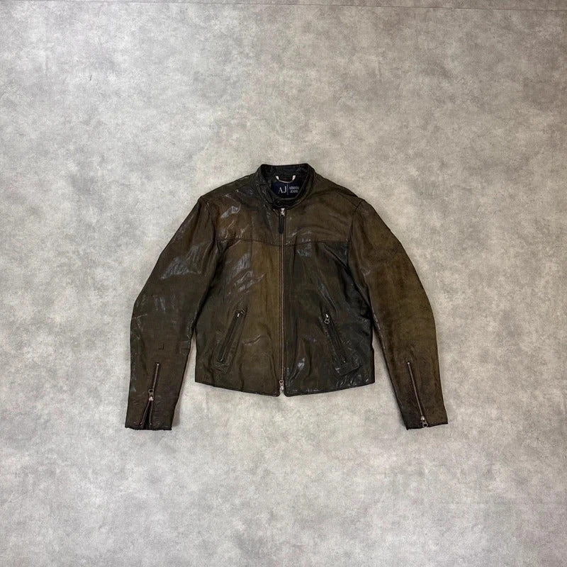Armani Jeans lambskin jacket