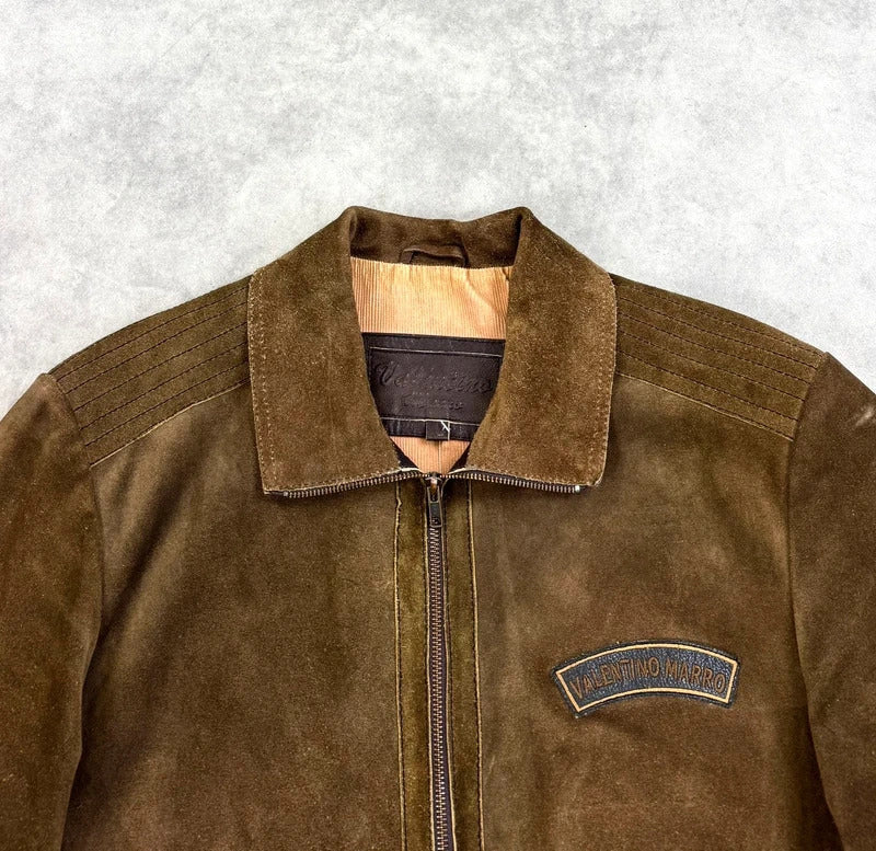 Vintage leather suede jacket