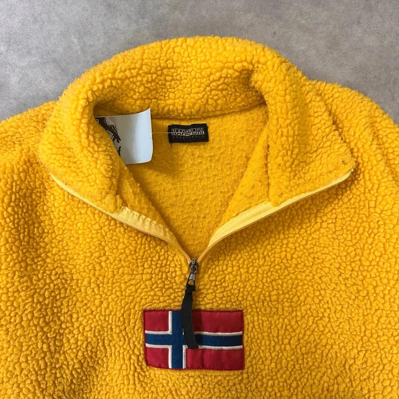Vintage Napapijri sherpa fleece