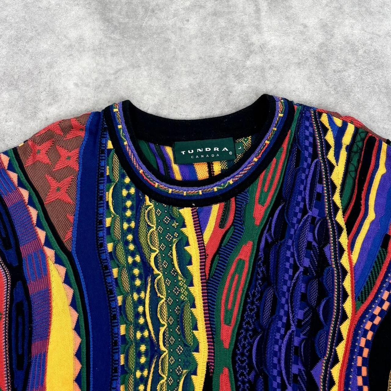 Vintage Tundra 3D knit jumper