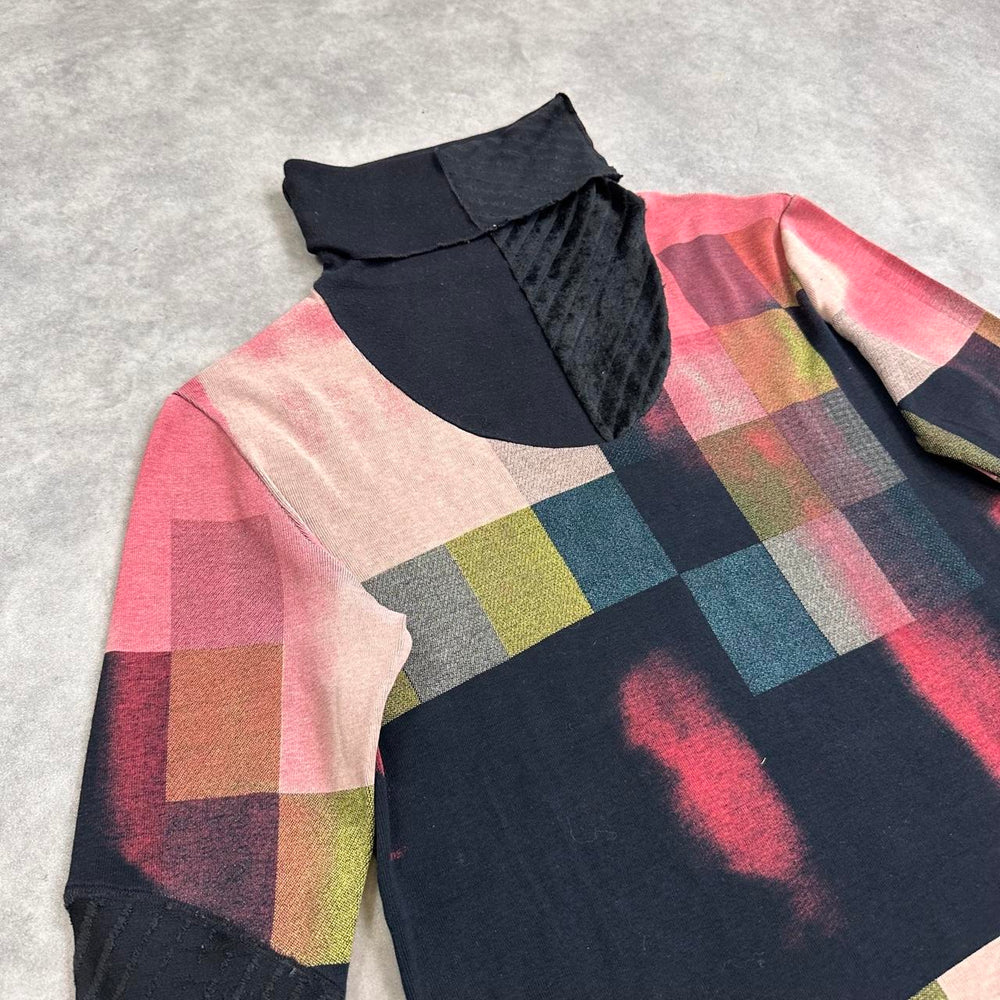 Custo Barcelona Abstract Roll Neck Top