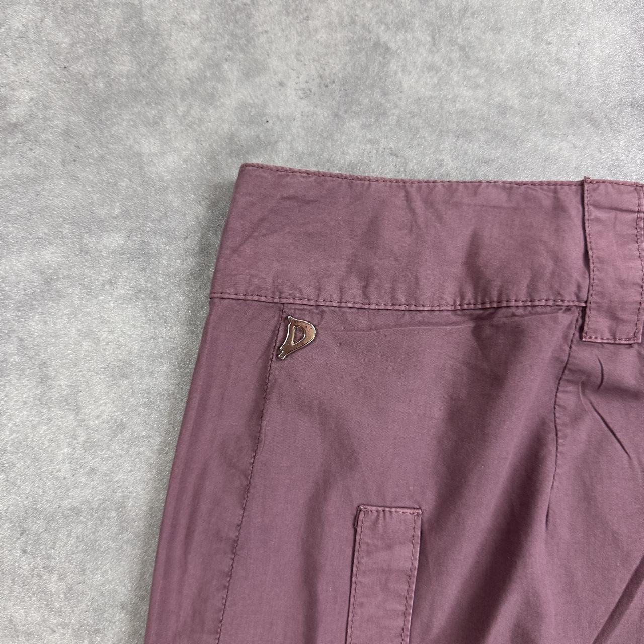 Dundop baggy purple trousers