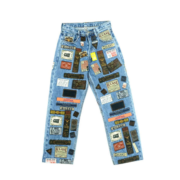 Vintage K-Lane patchwork jeans
