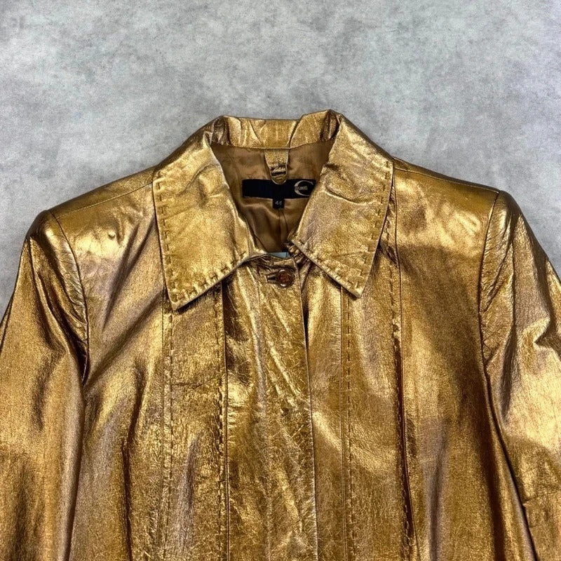 Vintage Roberto Cavalli Leather Coat