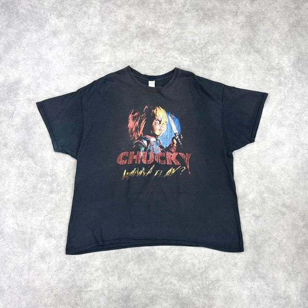 Vintage Chucky Halloween horror print t-shirt