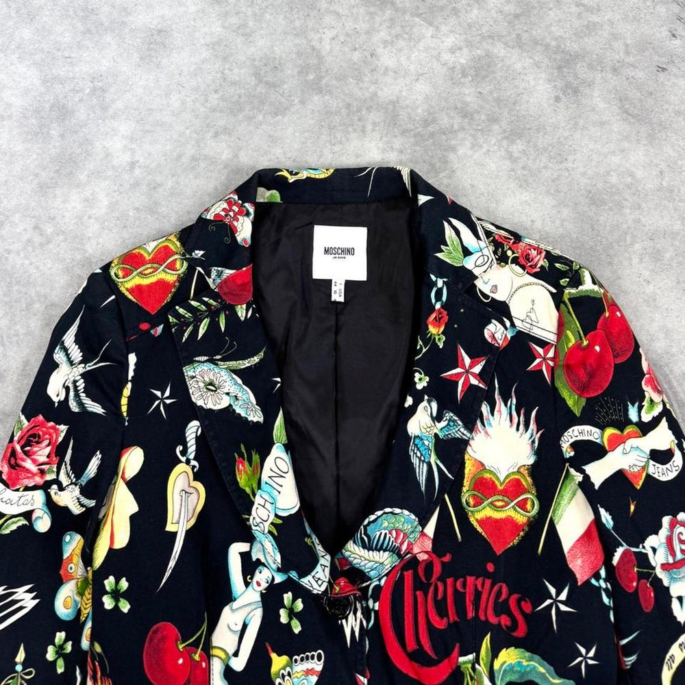 Moschino print blazer