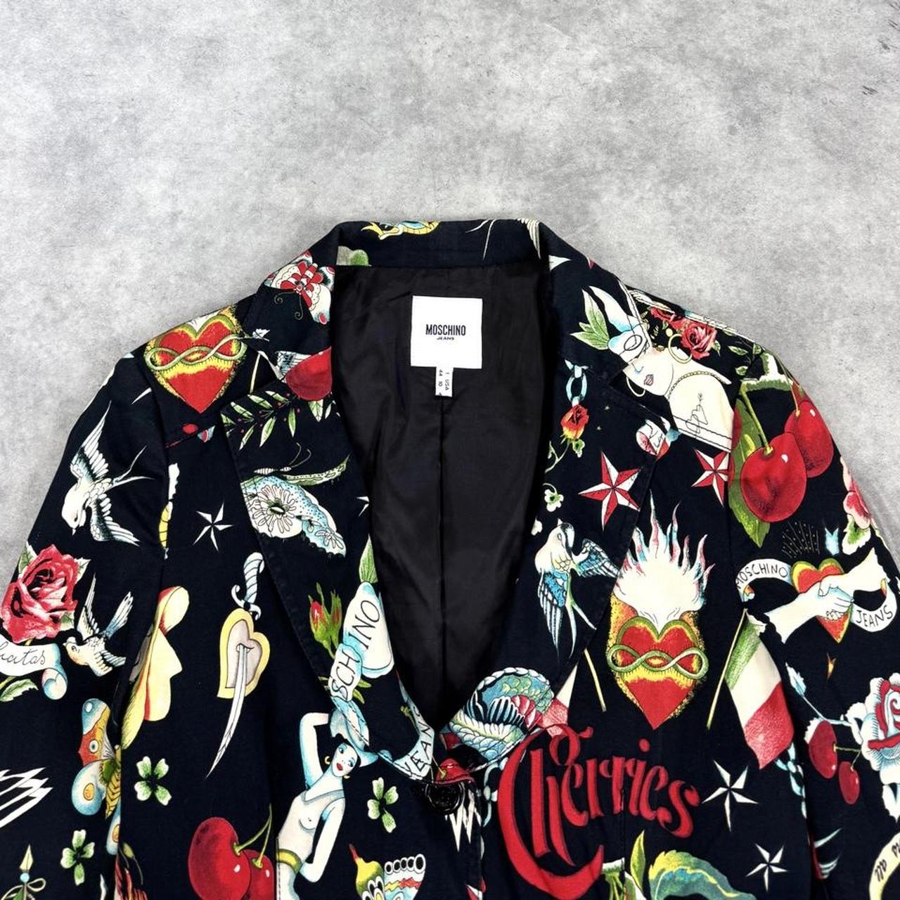 Moschino print blazer