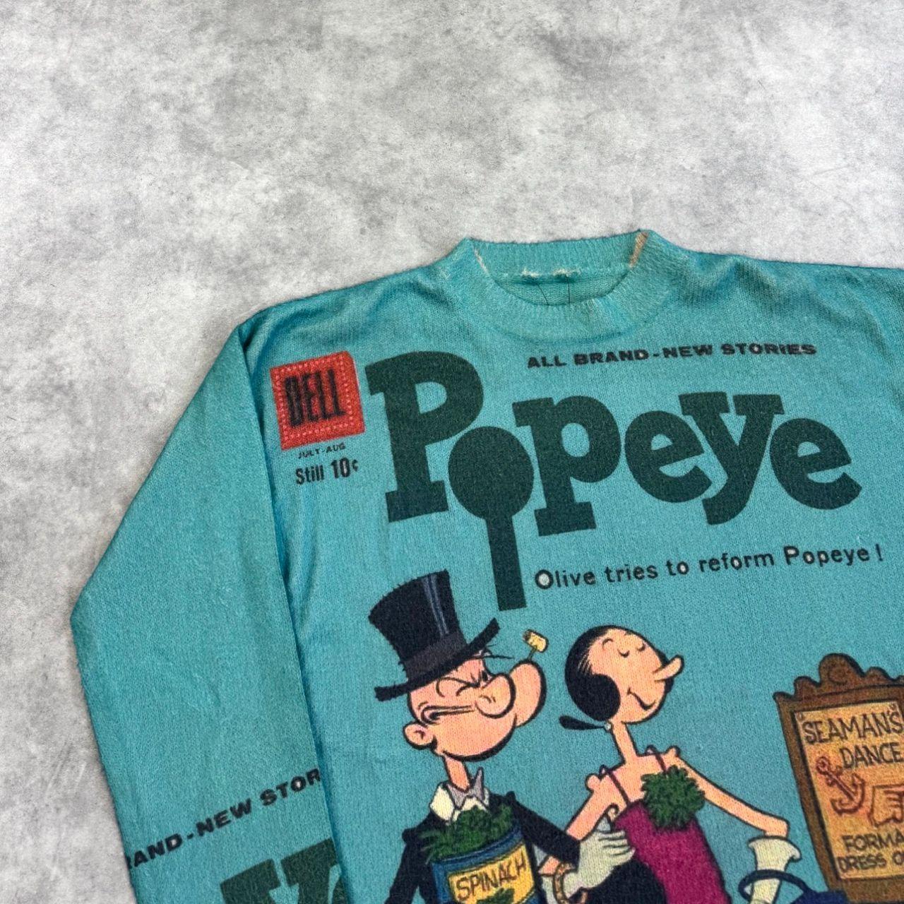 Popeye Character Knit Jumper