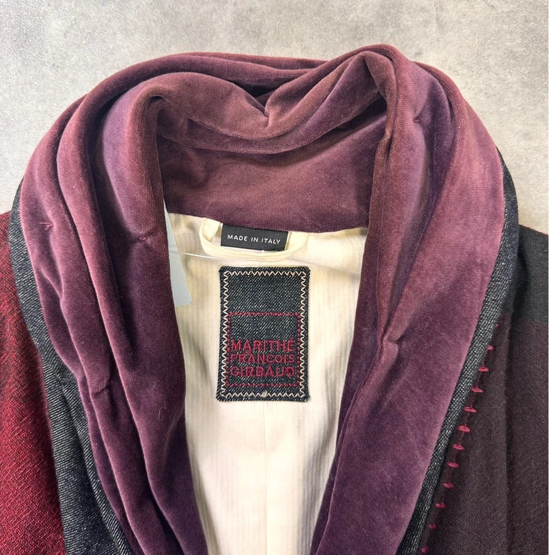 Marithe Francois Girbaud patchwork blazer