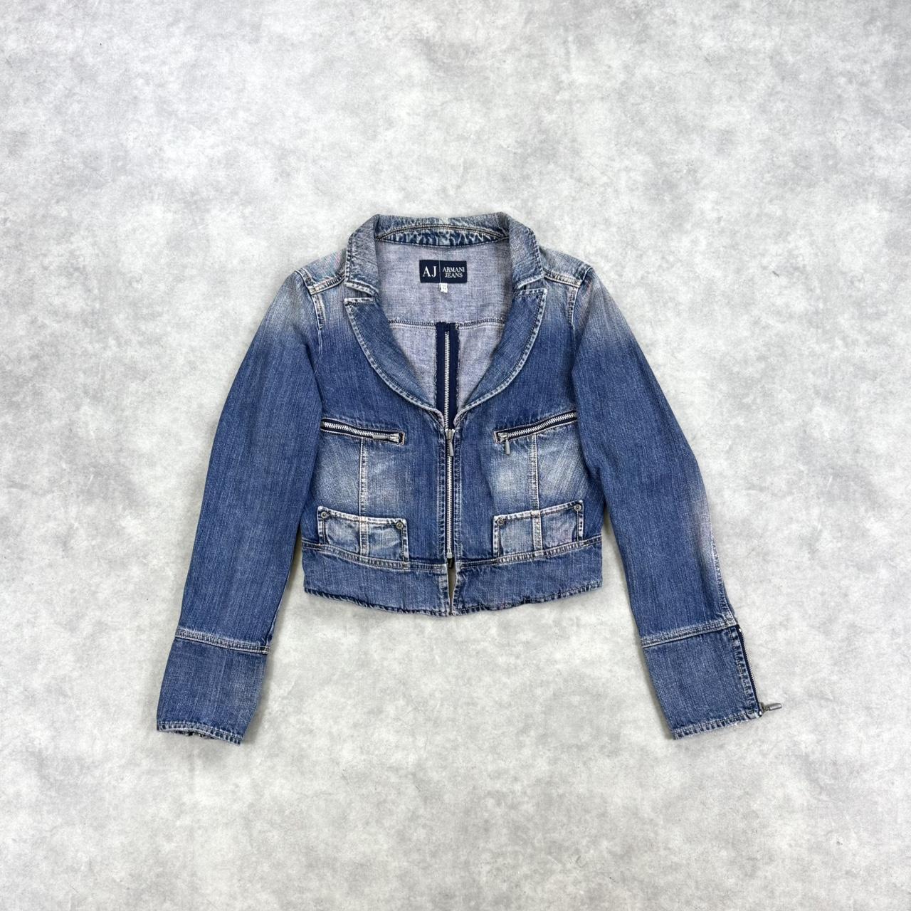 Vintage Armani denim blazer