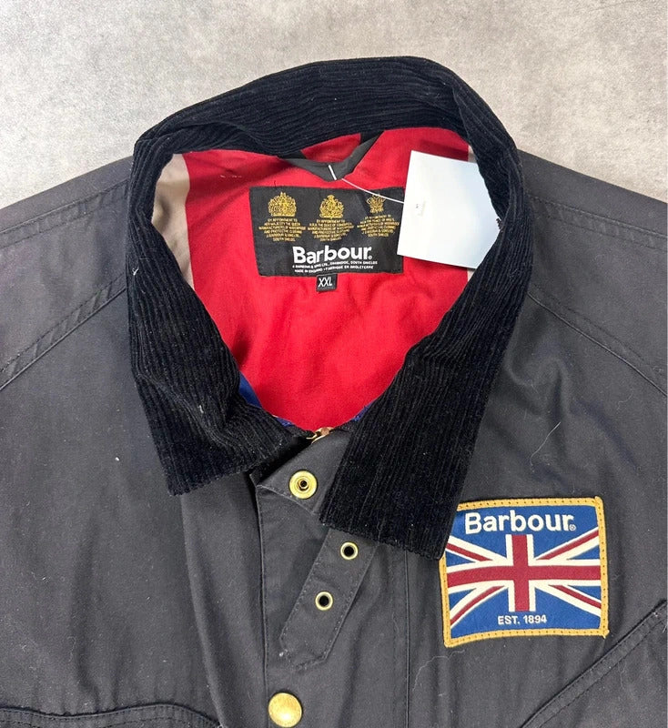 Barbour International wax cotton jacket
