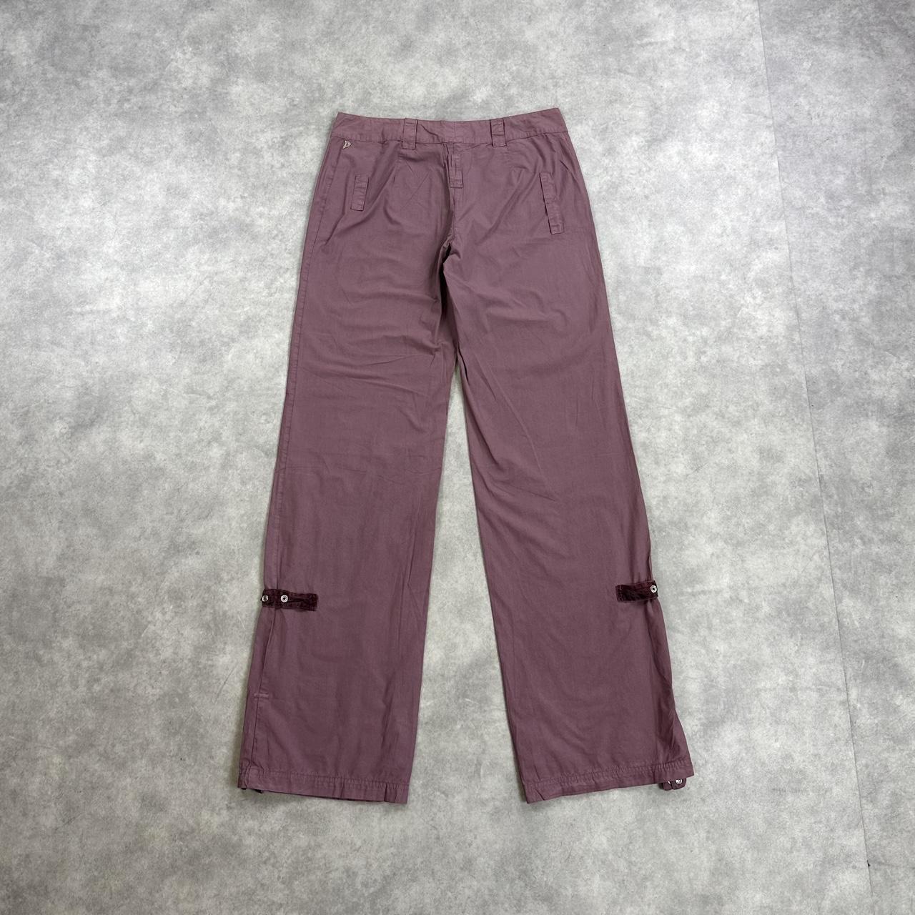 Dundop baggy purple trousers