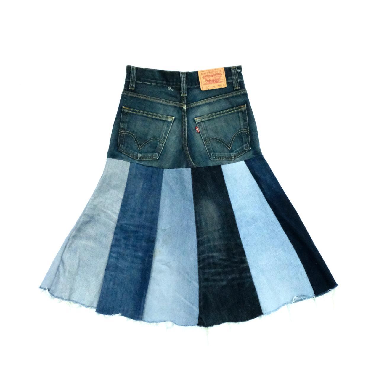 Rework Levis denim skirt