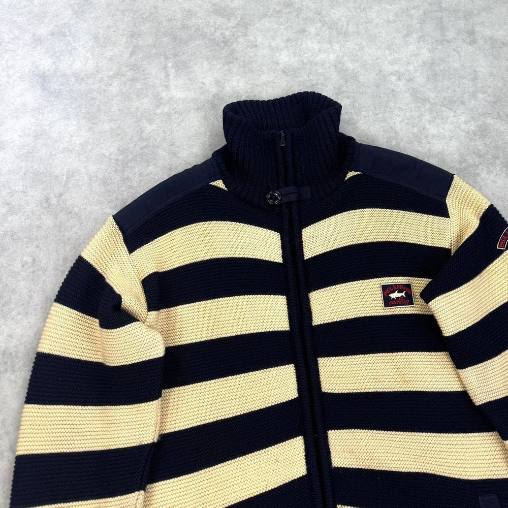 Vintage 90s Paul & Shark knit jacket