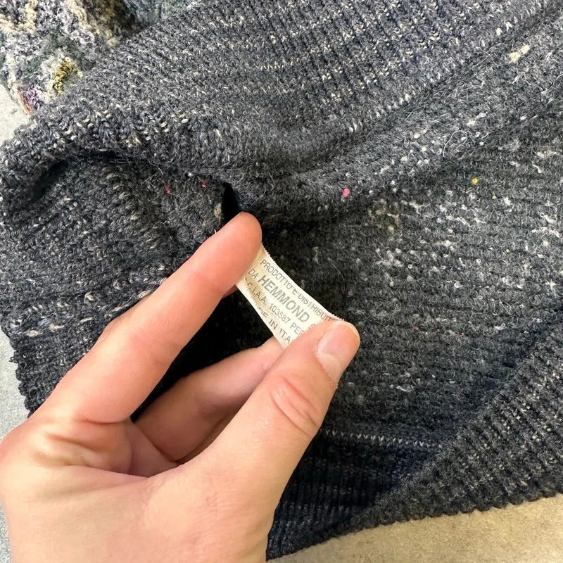 Yves Saint Laurent abstract knit jumper