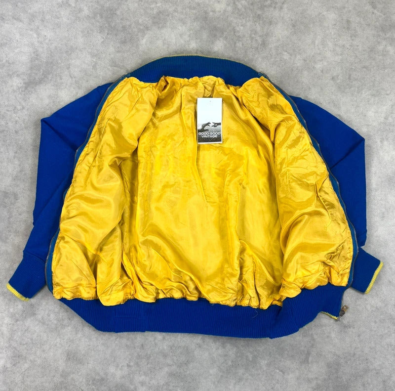 Vintage 80s Peugeot bomber jacket