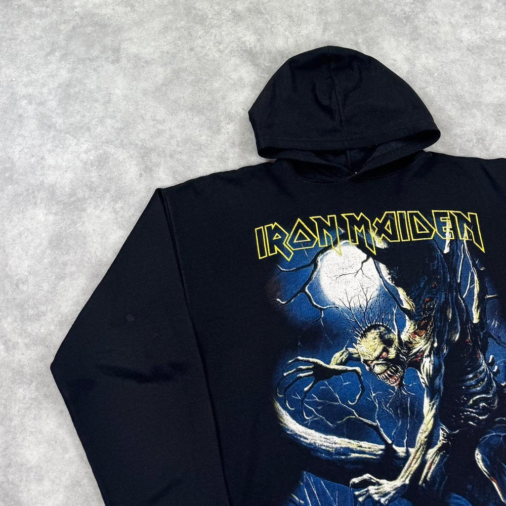 Vintage Iron Maiden print hoodie