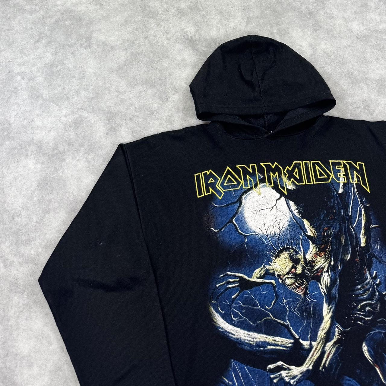 Vintage Iron Maiden print hoodie