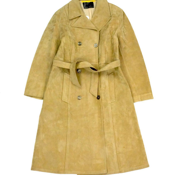 Vintage Suede Trench Coat