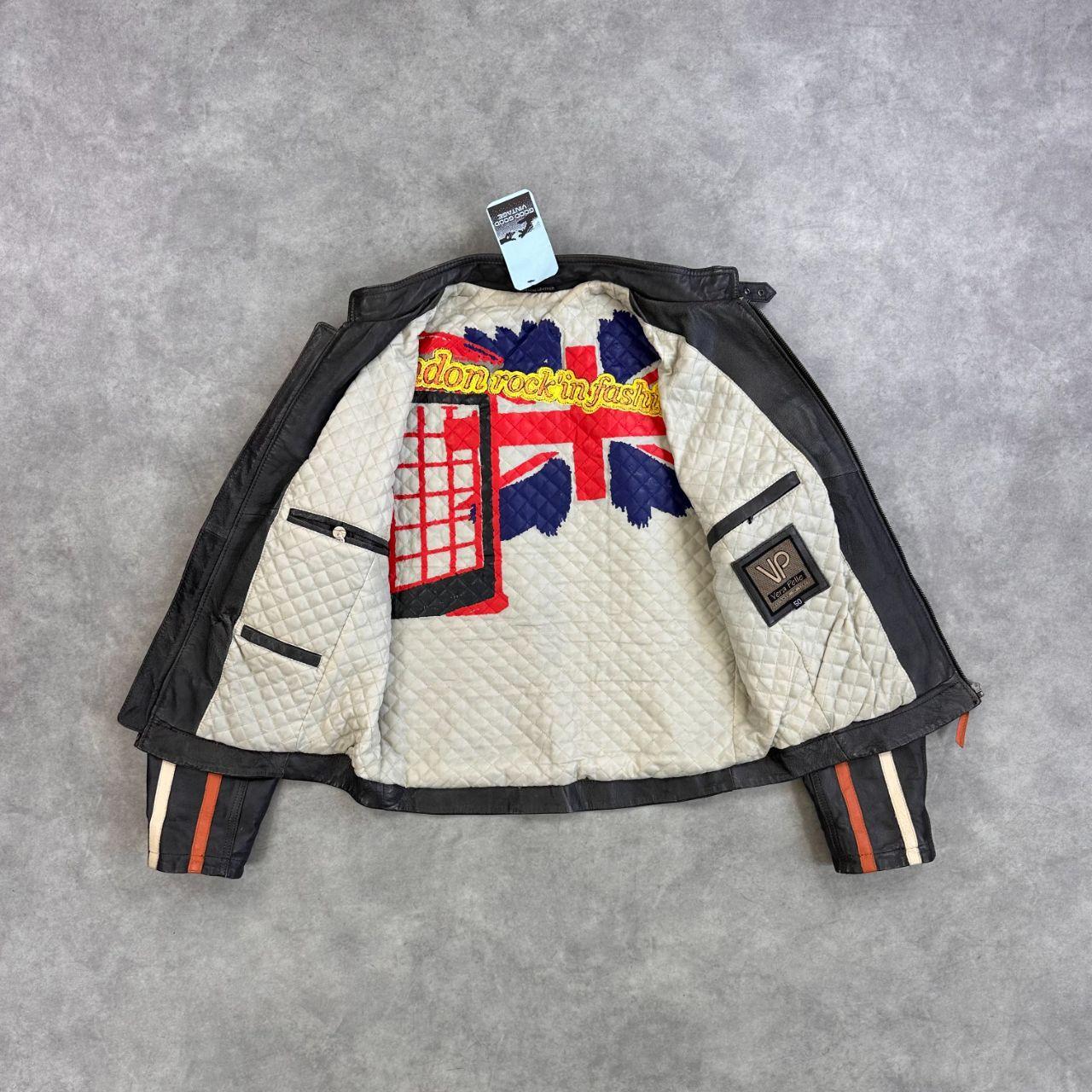 Leather Vera Pelle Bomber Jacket