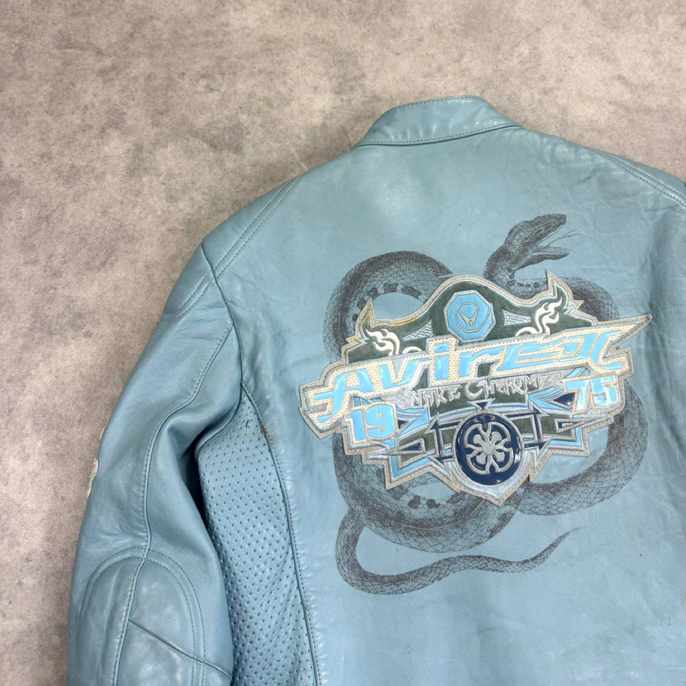 Avirex snake charmer leather jacket