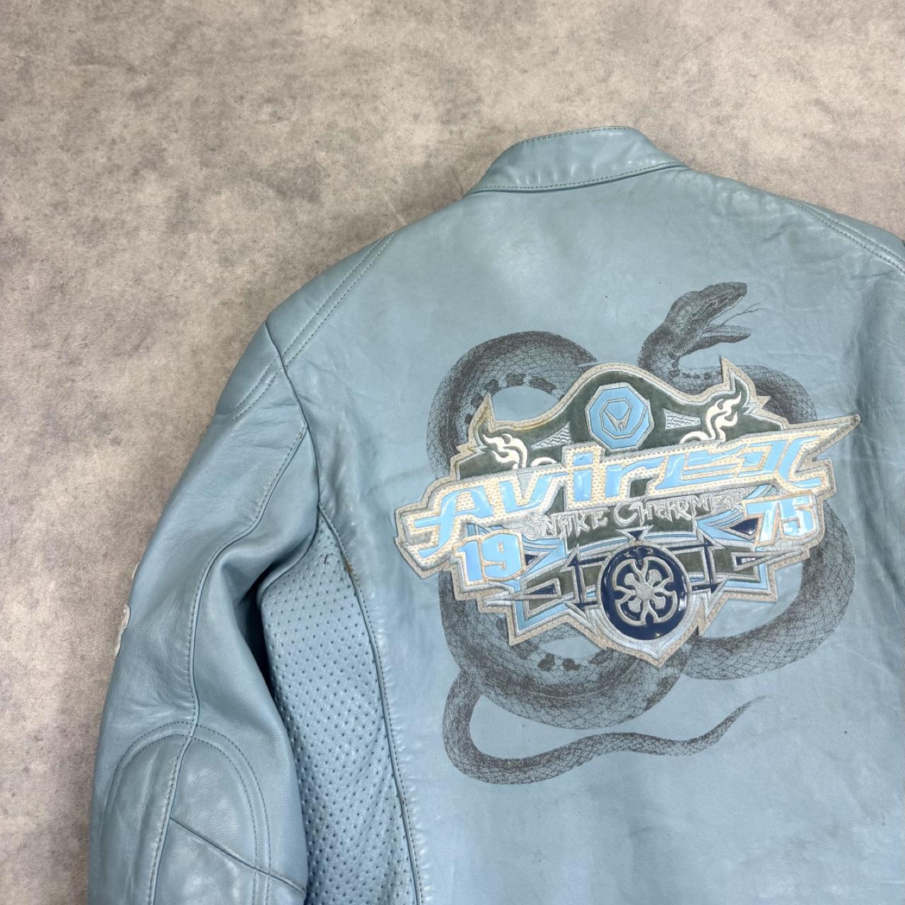 Avirex snake charmer leather jacket
