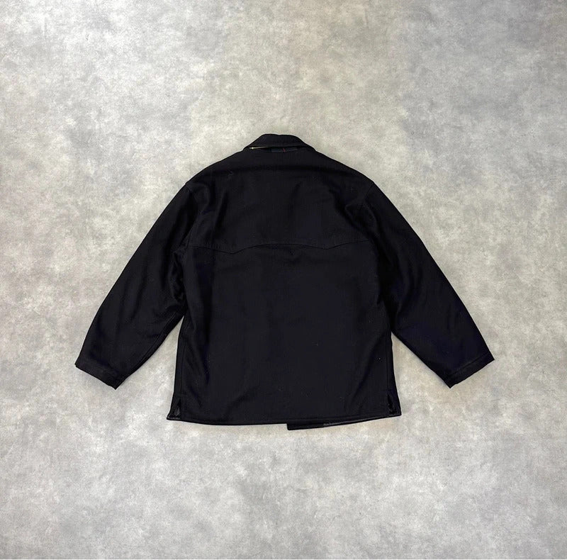 Vintage Paul & Shark wool bomber jacket