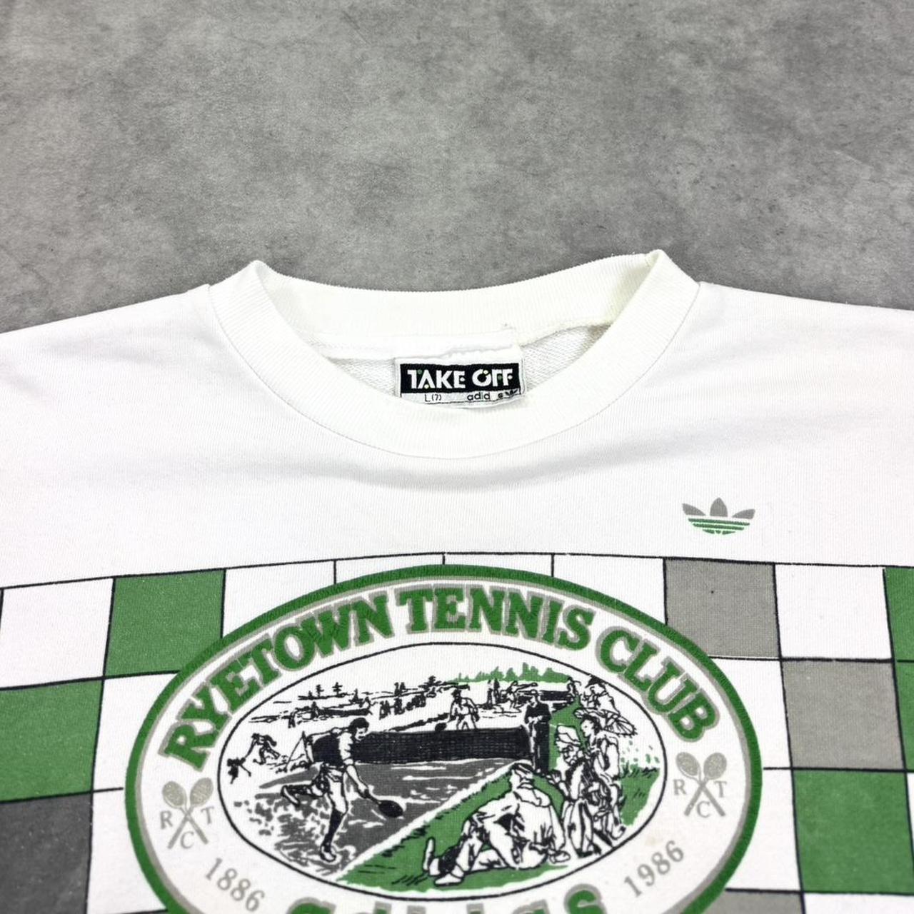 Vintage 80s adidas print jumper