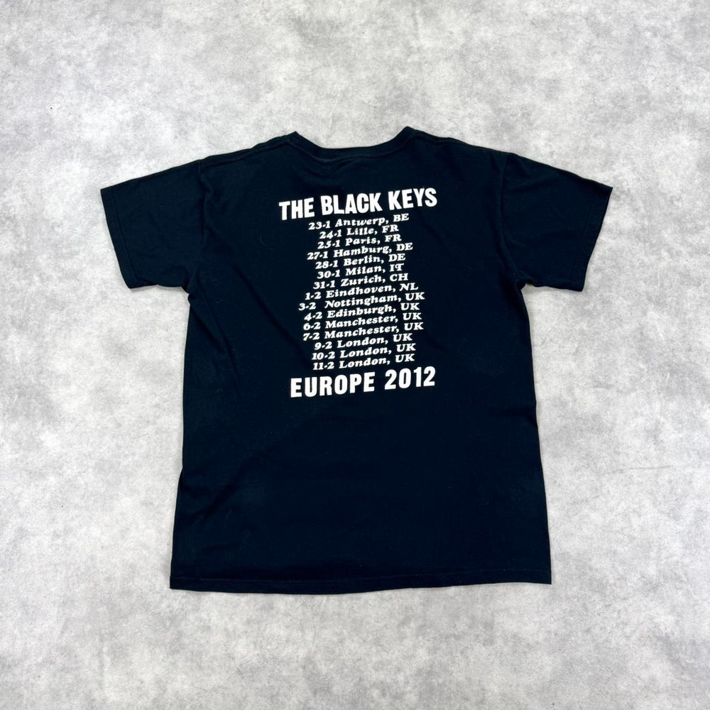 The Black Keys Europe Tour 2012 print t-shirt