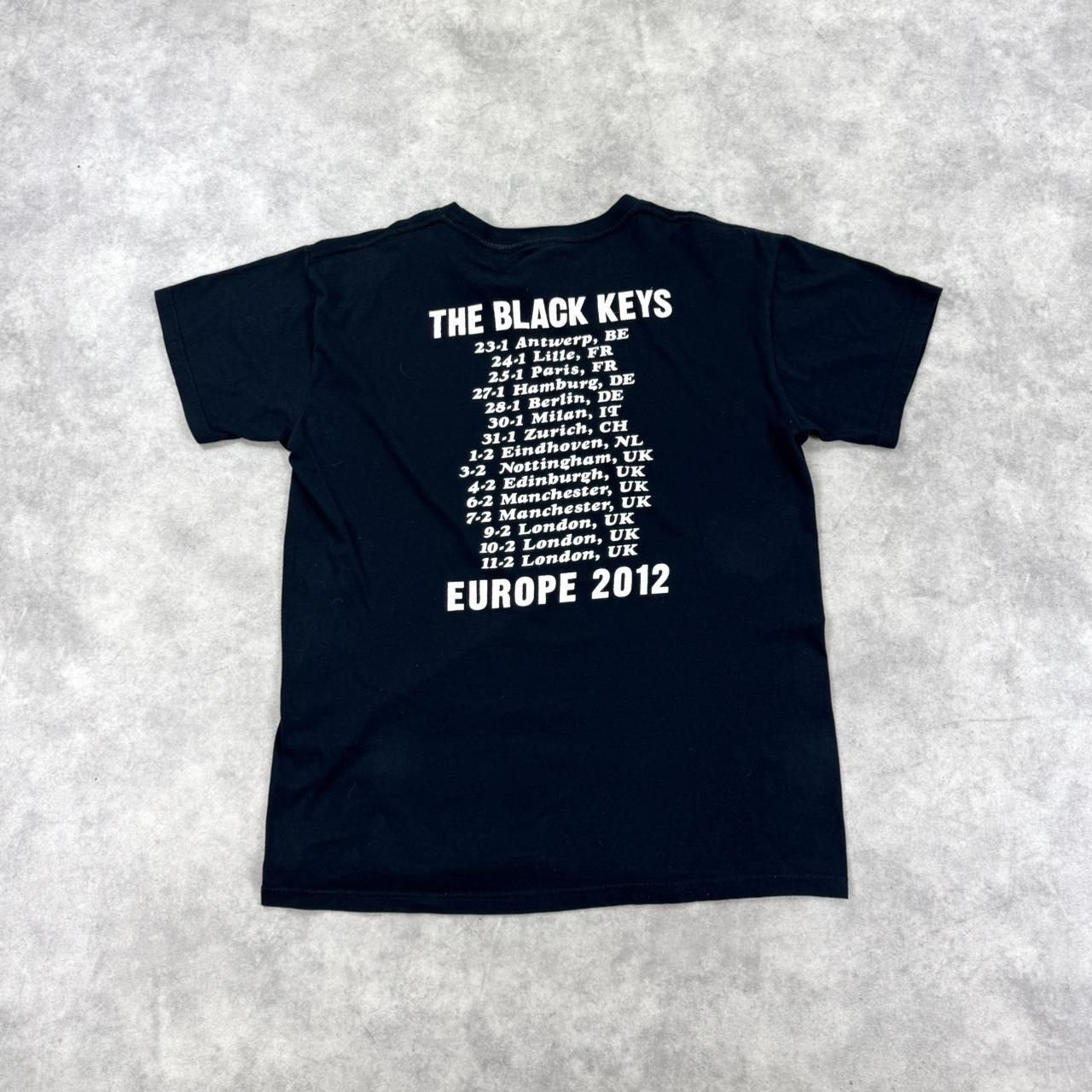 The Black Keys Europe Tour 2012 print t-shirt