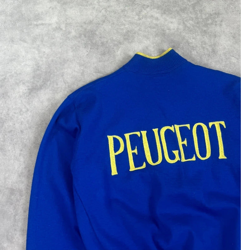 Vintage 80s Peugeot bomber jacket