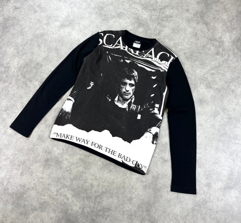 Vintage Dolce & Gabbana Scarface print top