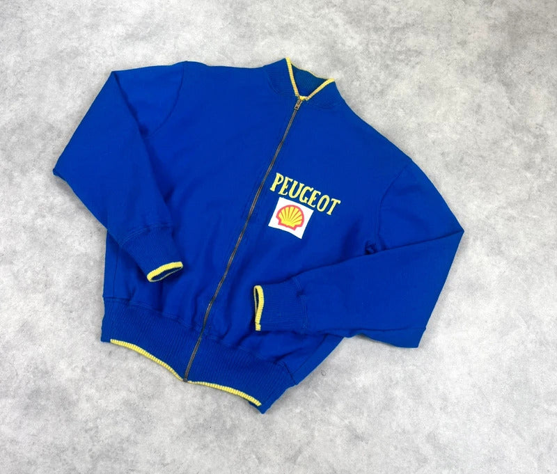 Vintage 80s Peugeot bomber jacket